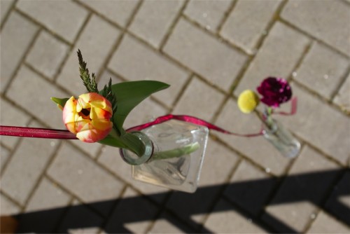 hanging altar flowers