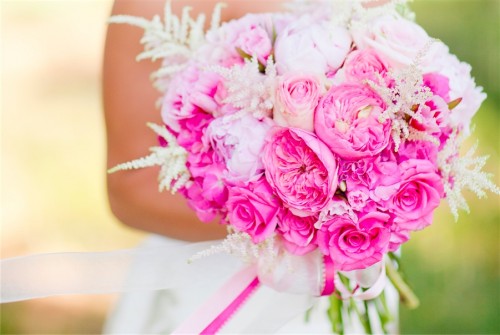 ombre pink bouquet