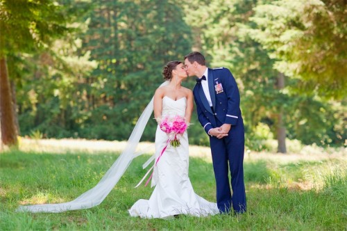 pink wedding bouquet