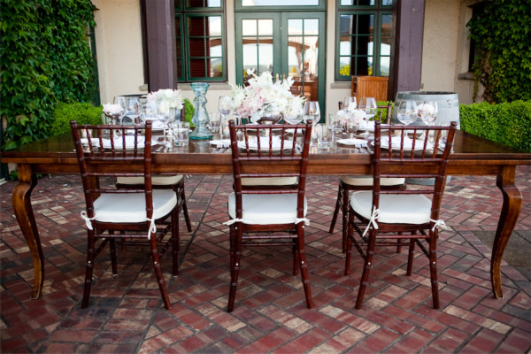 winery wedding table by Anastasia Ehlers | photo by Erika Nicole