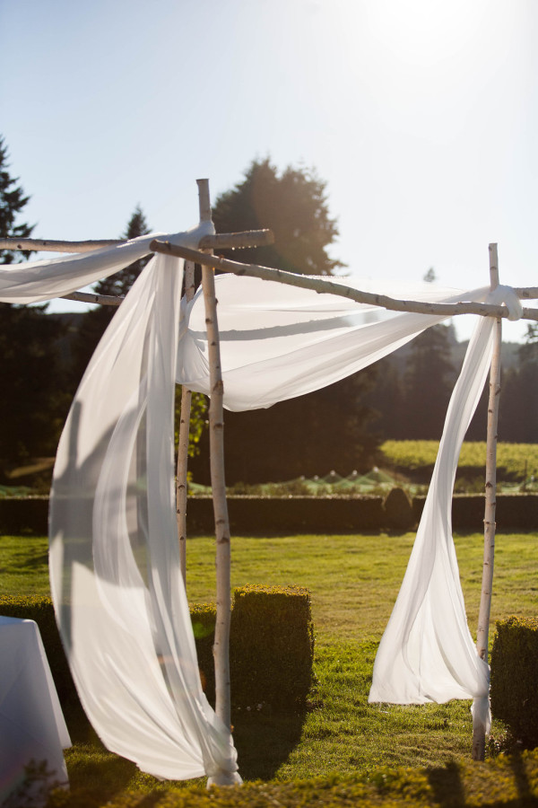 birch chuppah for rent from anastasia floral